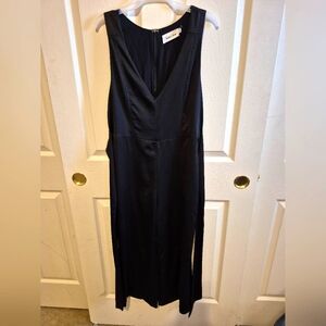 Line + Dot Elegant Belted Jumpsuit